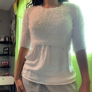 A white shirt that’s perfect for a girly outfit!